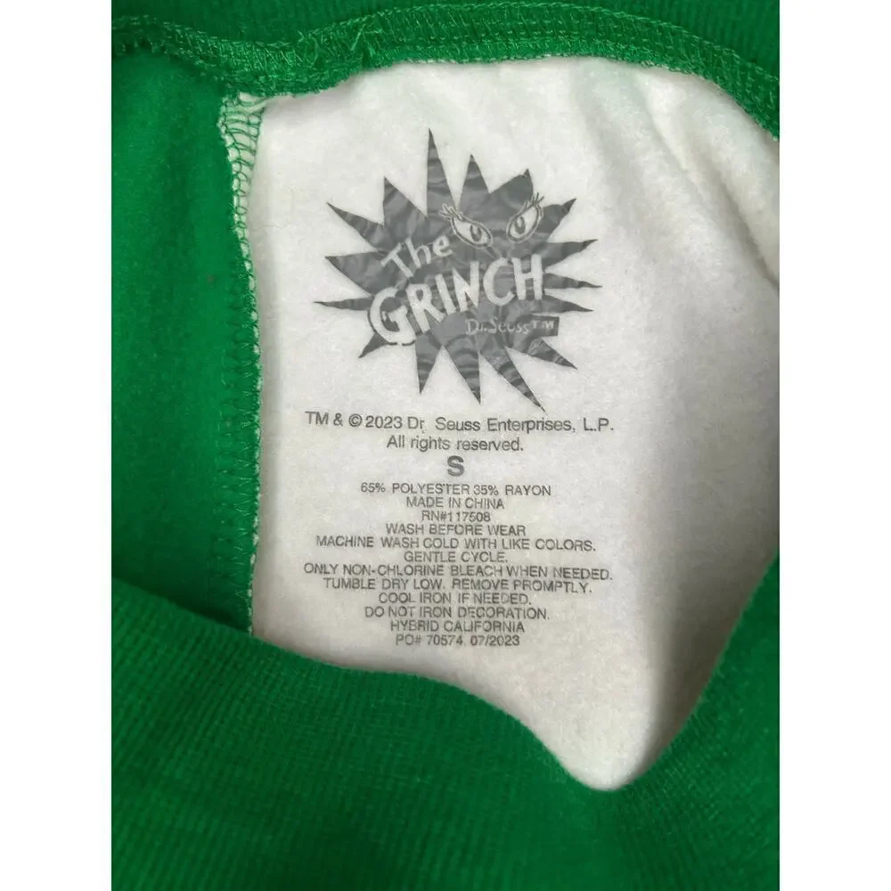 THE GRINCH-DR SEUSS Girl’s 2 piece Sweatsuit / Size: Small